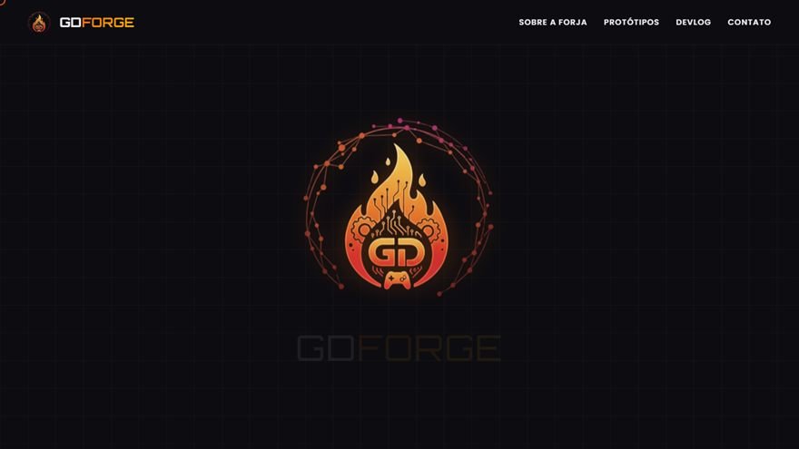 Página inicial do site GDForge